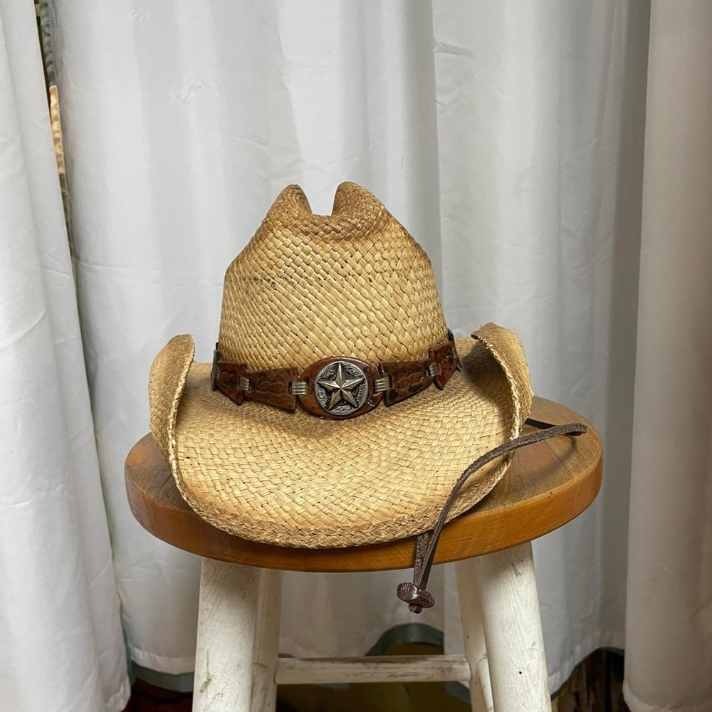 Bullhide Hat W/ Star Details